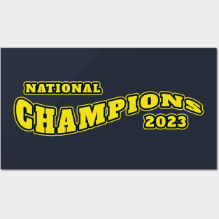 National Champs 2023 | Michigan Posters and Art
